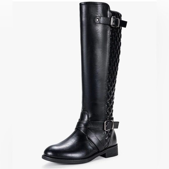 NWT black leather Jeossy boots - Picture 2 of 6